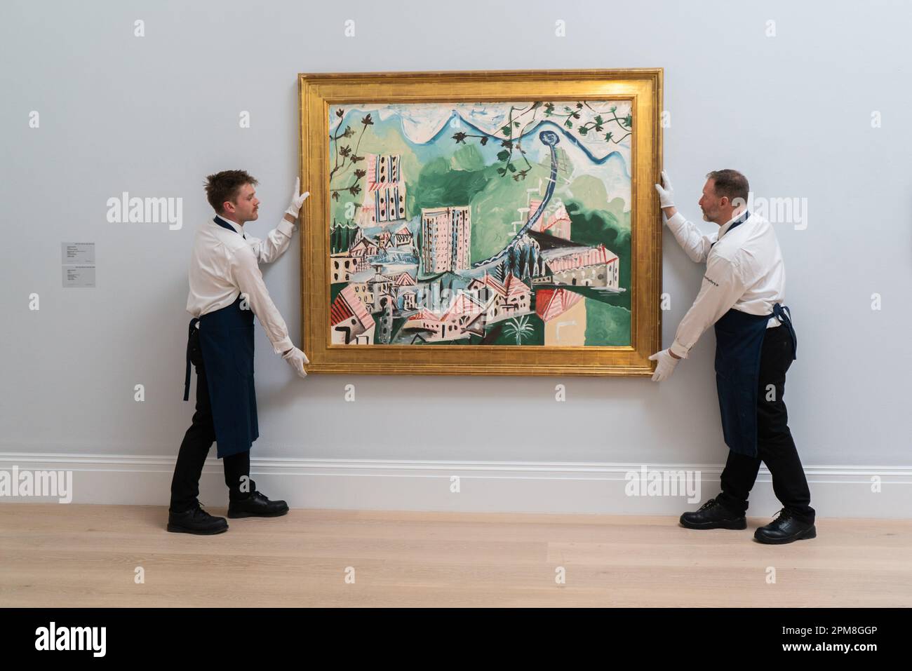 London, UK. 12 April 2023. PABLO PICASSO, Paysage, Executed in Mougins on 4 May 1965, Estimate USD 7-10million Highlights from Sotheby's Blockbuster May Sales ahead of next month's New Yory auctions. Credit: amer ghazzal/Alamy Live News Stock Photo