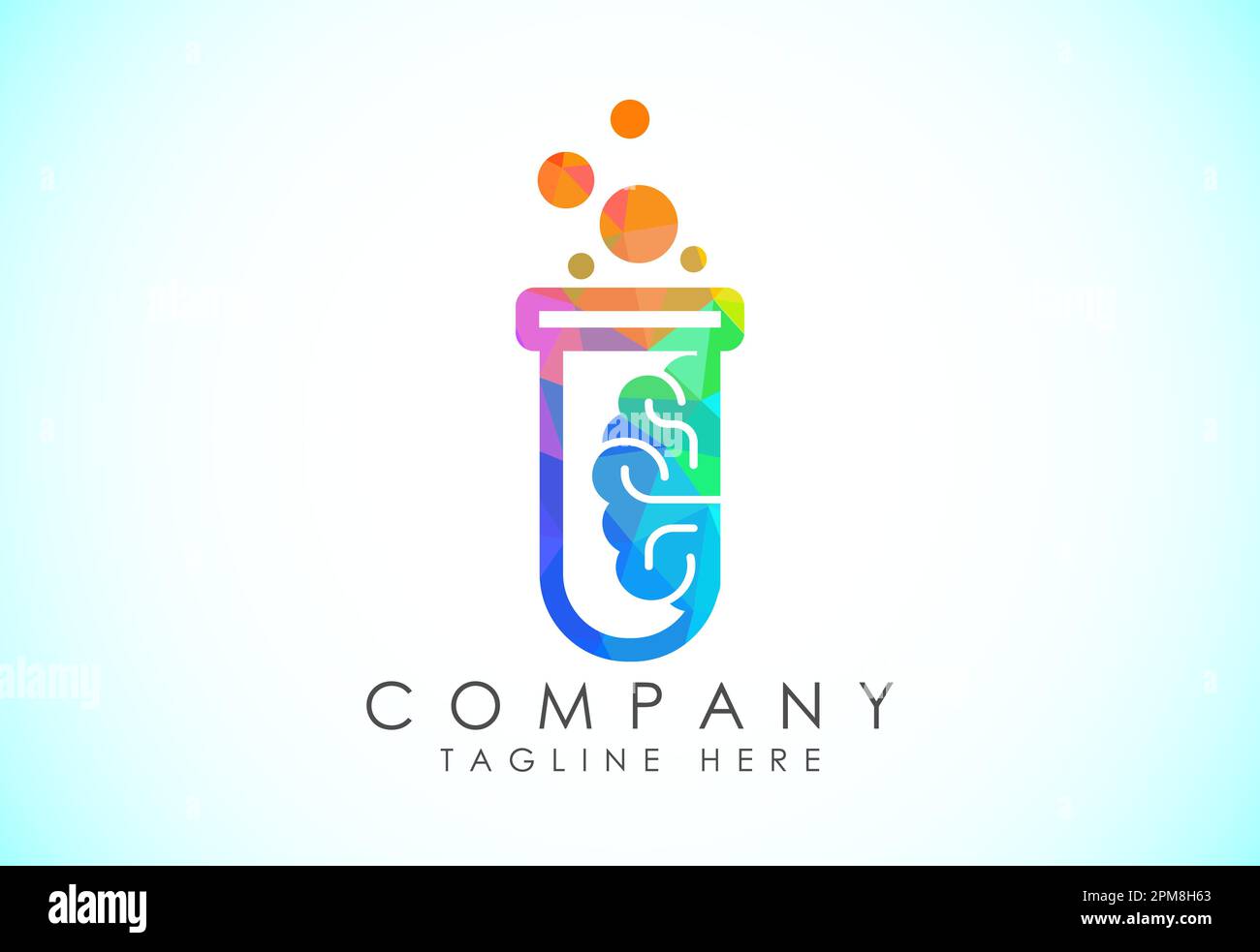 Polygonal lab logo design vector template, Low poly lab logo science ...