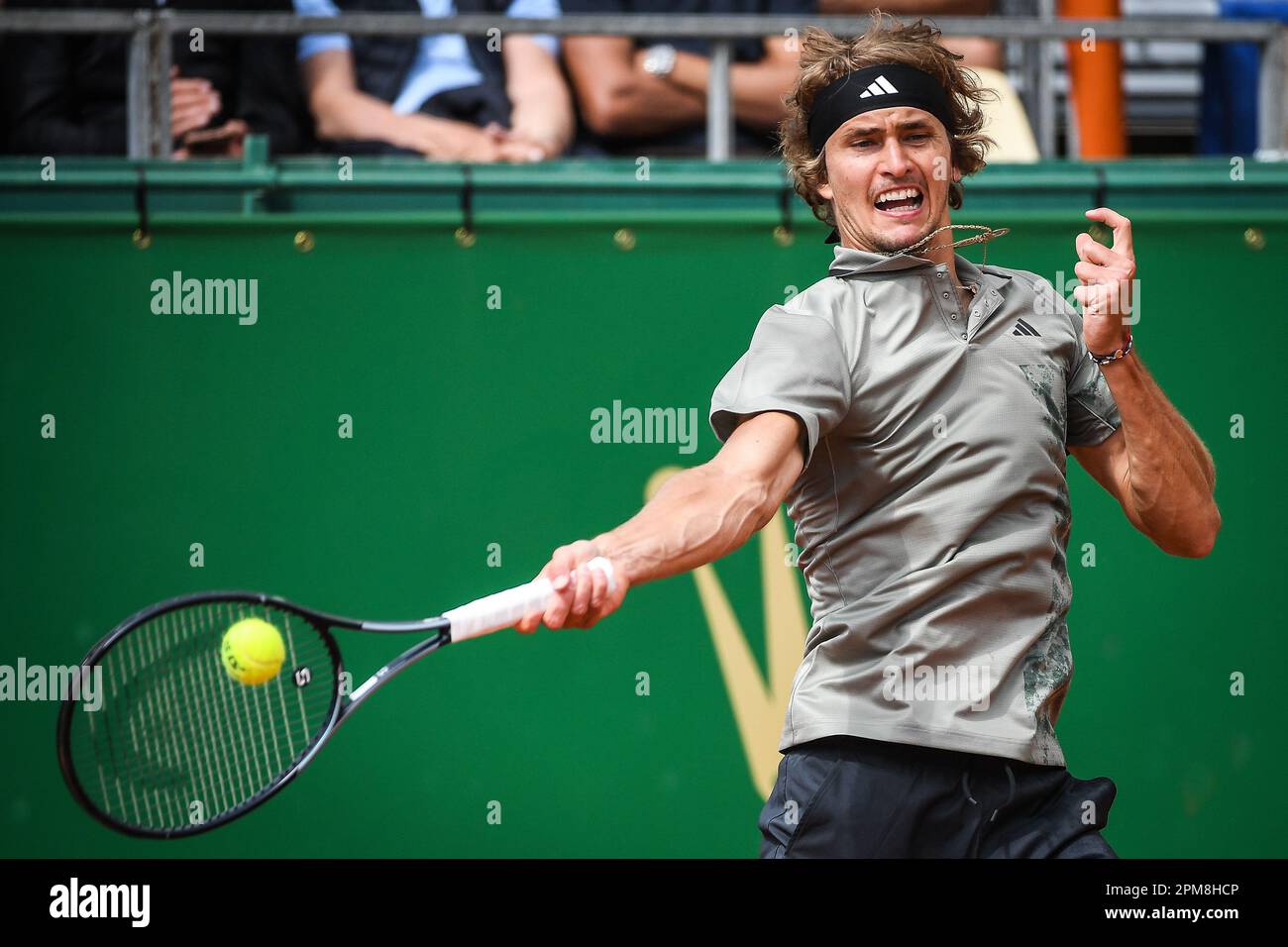 Alexander ZVEREV of Germany during the Rolex Monte-Carlo, ATP Masters 1000  tennis event on April