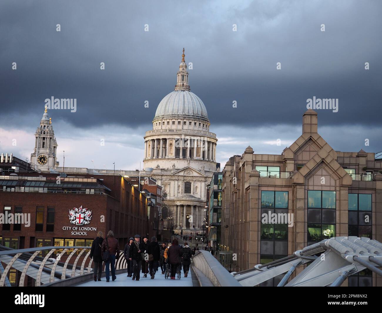 St. Paul's Cathedral, City of London, Sir Christopher Wren Architecture Stock Photo