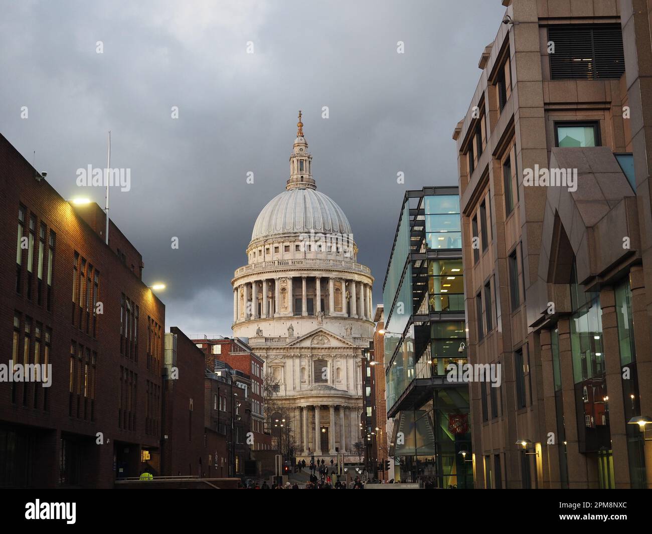 St. Paul's Cathedral, City of London, Sir Christopher Wren Architecture Stock Photo