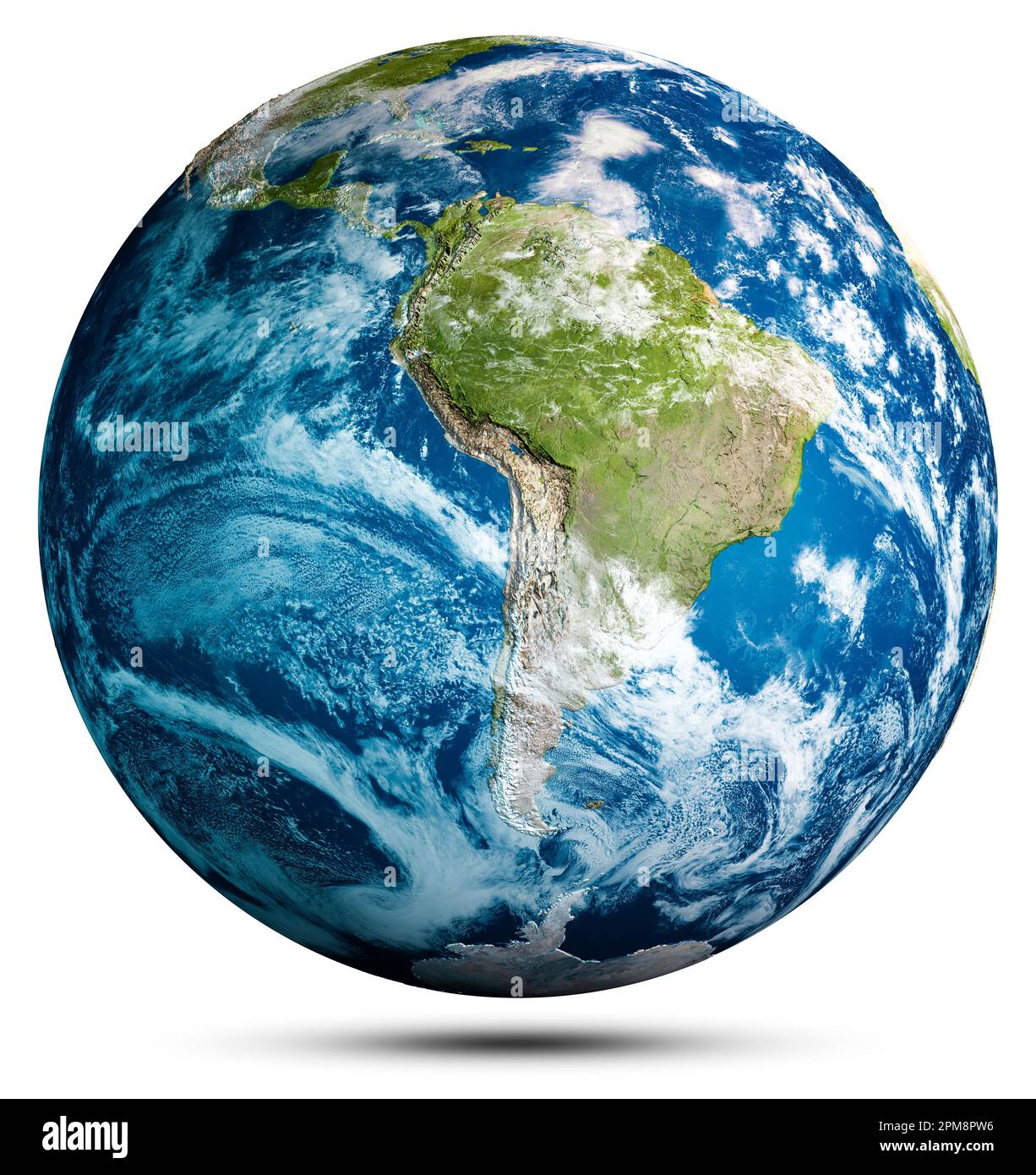 World globe planet Earth map sphere Stock Photo