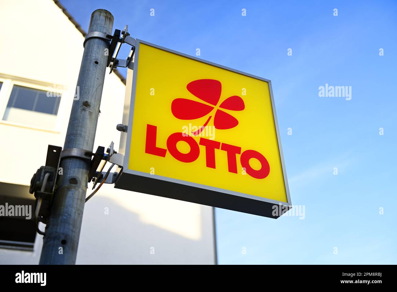 Lotto-Schild Stock Photo