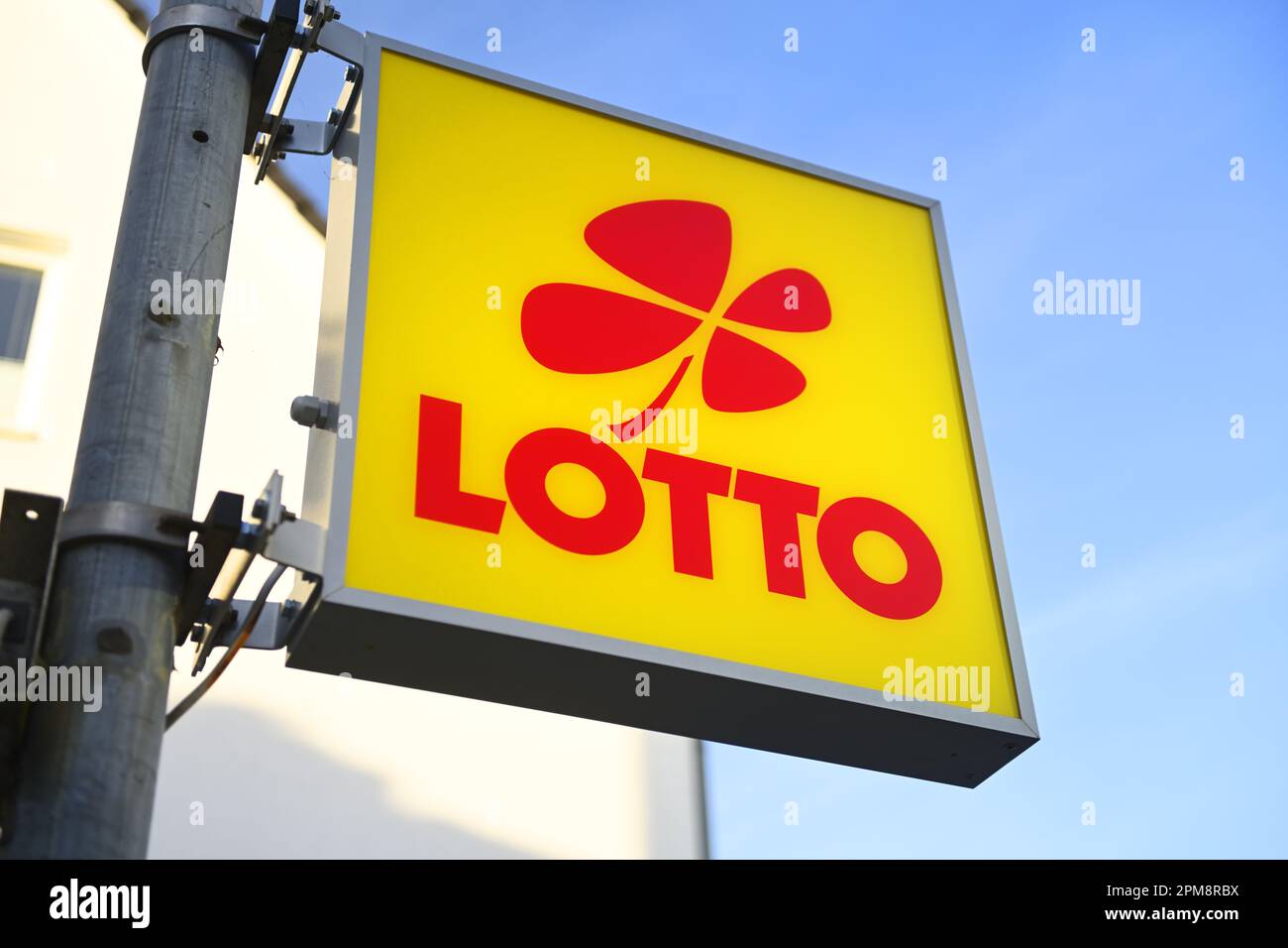 Lotto-Schild Stock Photo