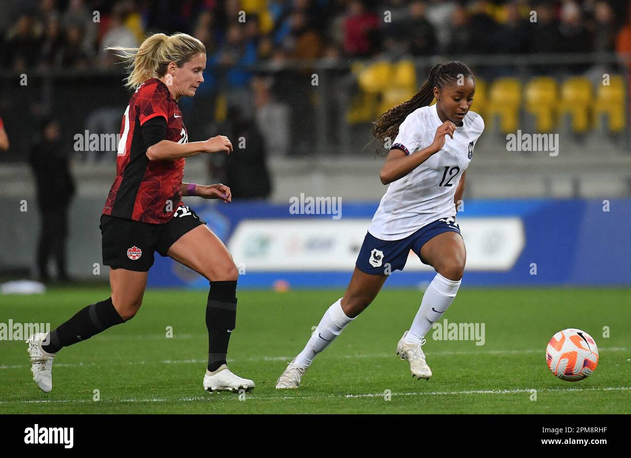 April 11, 2023, Rome, France: Simi Awujo of Canada during the Women's  Friendly football match between France and Canada on April 11, 2023 at  Marie-Marvingt stadium in Le Mans, France - Photo