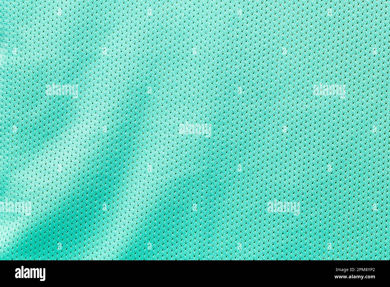 Canvas sackcloth woven texture pattern background in teal cyan blue color Stock Photo