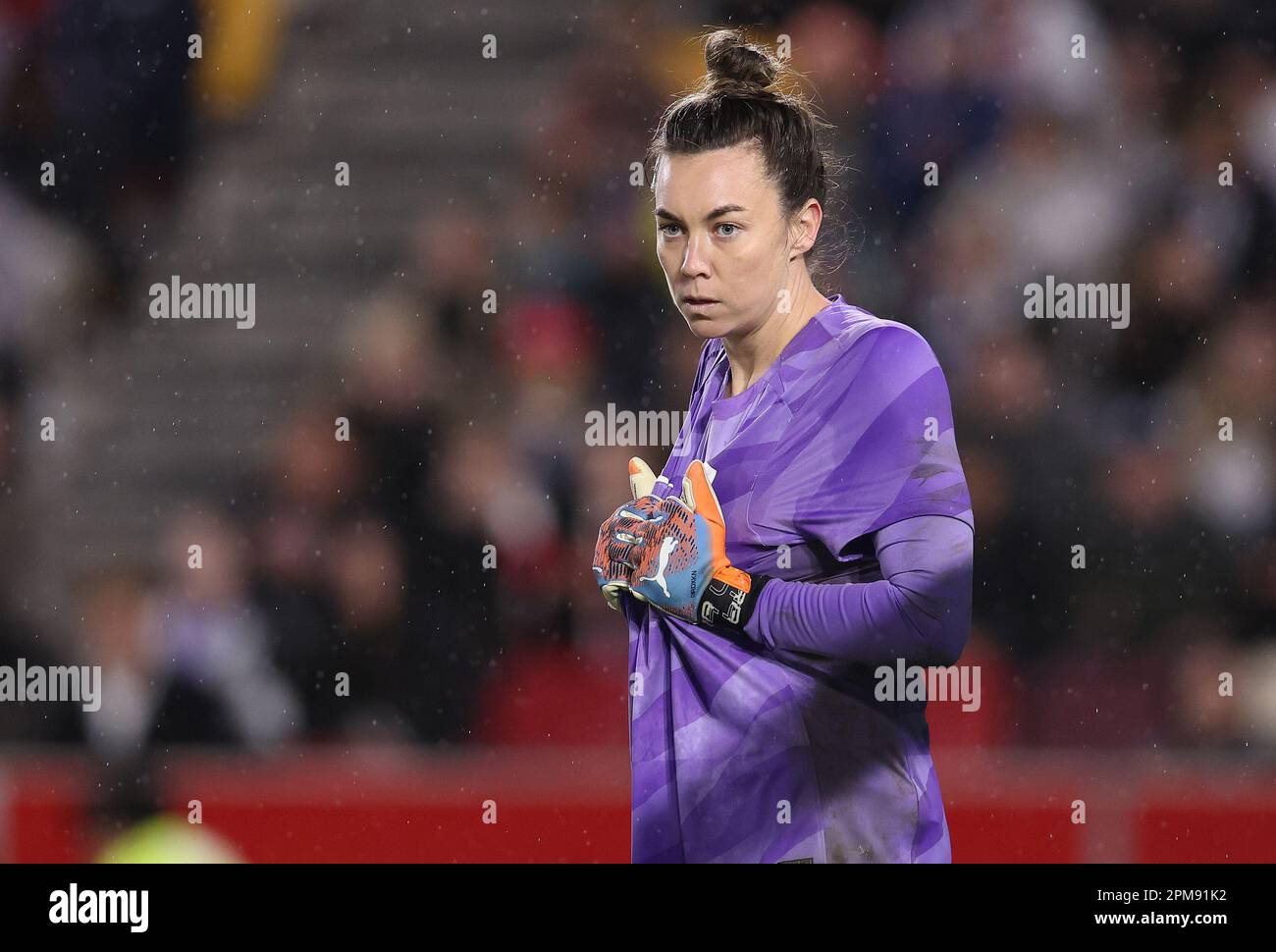 London, UK. 11th Apr, 2023. Mackenzie Arnold of Australia during the International Friendly match at Gtech Community Stadium, London. Picture credit should read: Paul Terry/Sportimage Credit: Sportimage/Alamy Live News Stock Photo