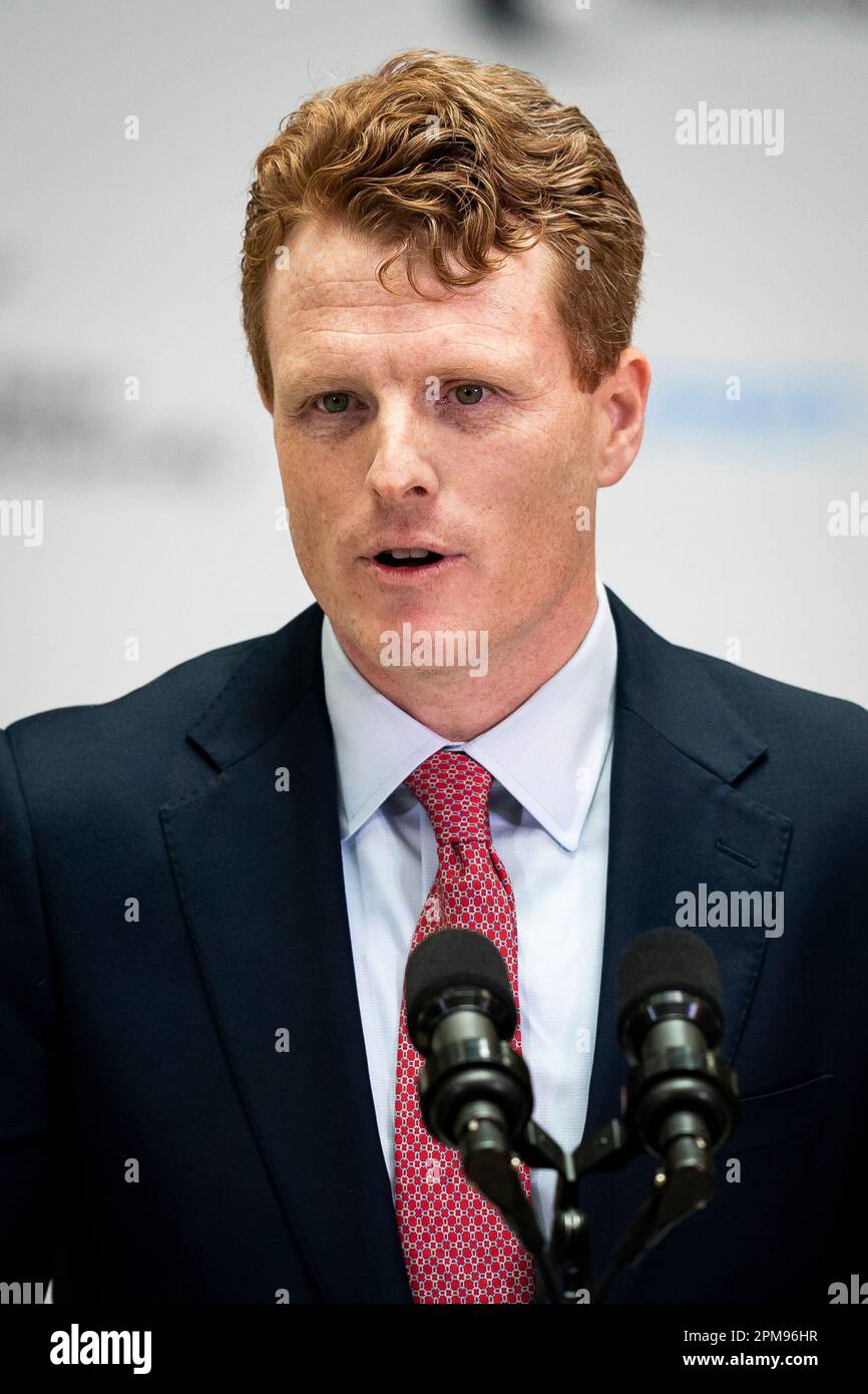 US Special Envoy for Northern Ireland, Joe Kennedy, speaks at Ulster