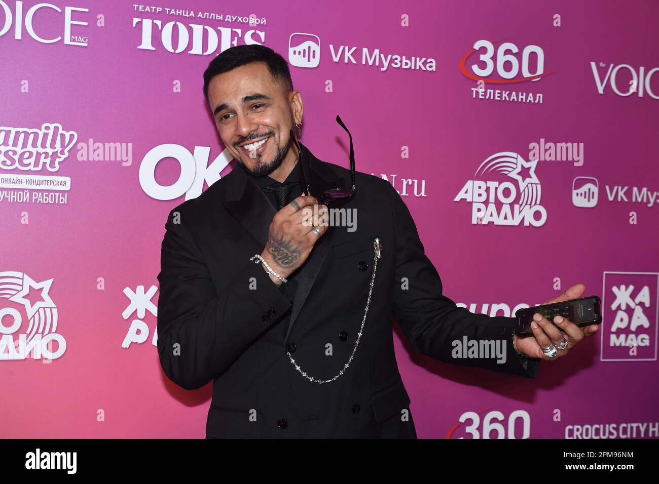 Moscow region. Krasnogorsk. Singer Natan (Nathan Mirov) before the 6th ...