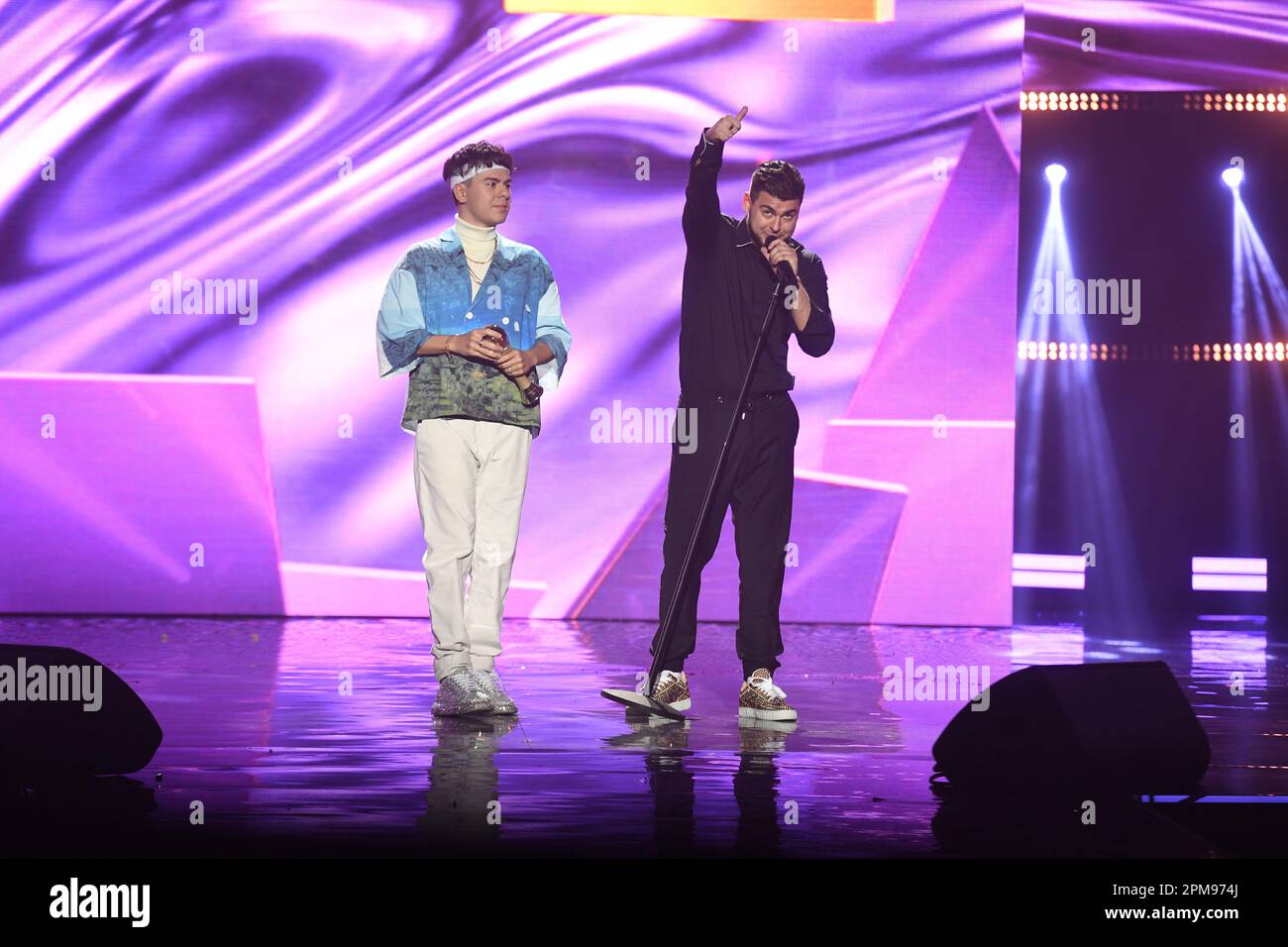Moscow region. Krasnogorsk. Gayazovs Brothers band members Ilyas and