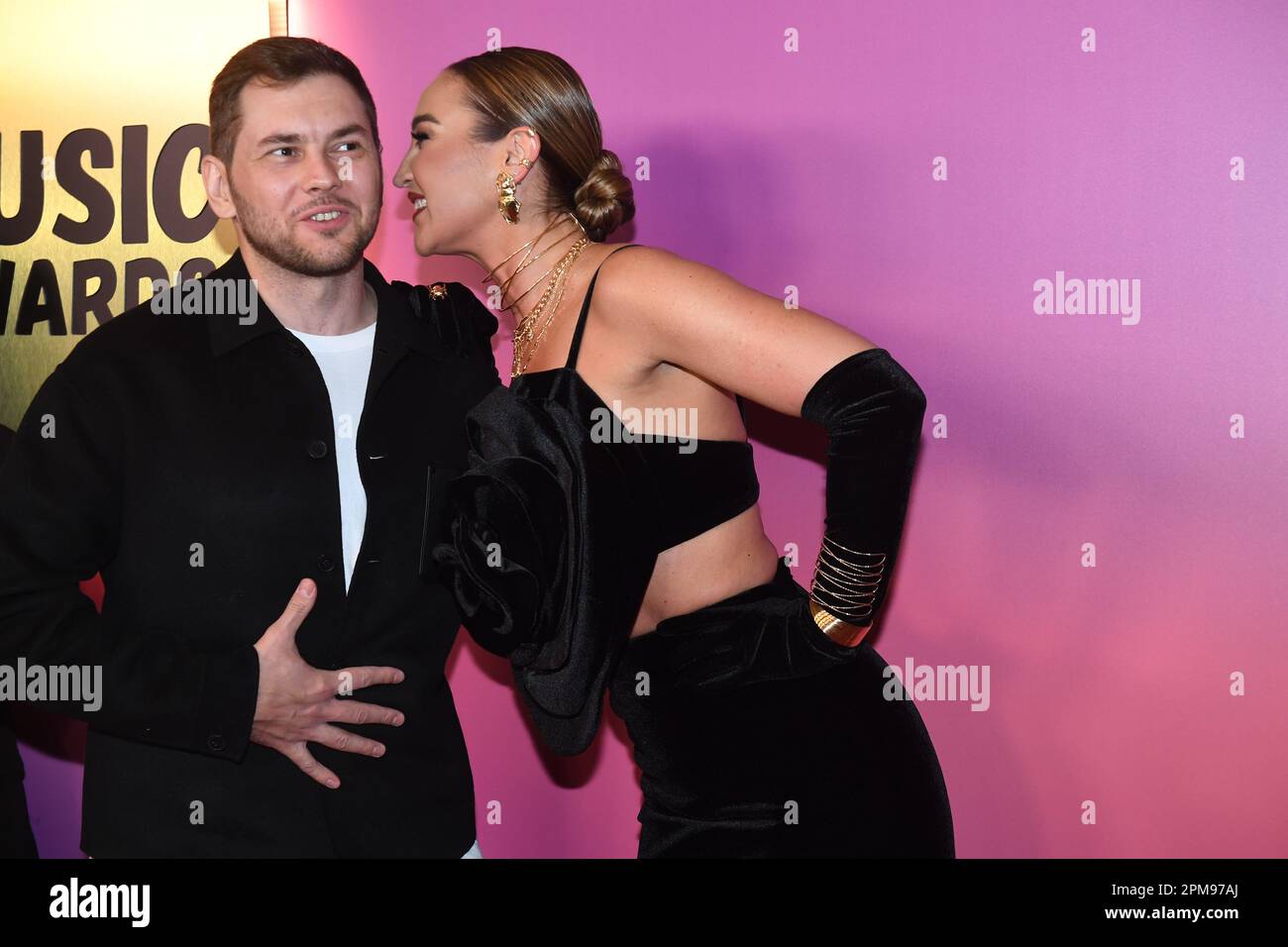 Moscow region. Krasnogorsk. Singer Olga Buzova before the 6th Heat