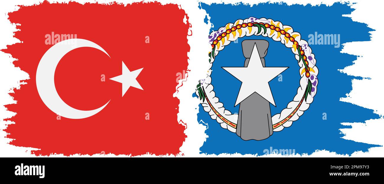 Northern mariana islands turkey flag Stock Vector Images Alamy