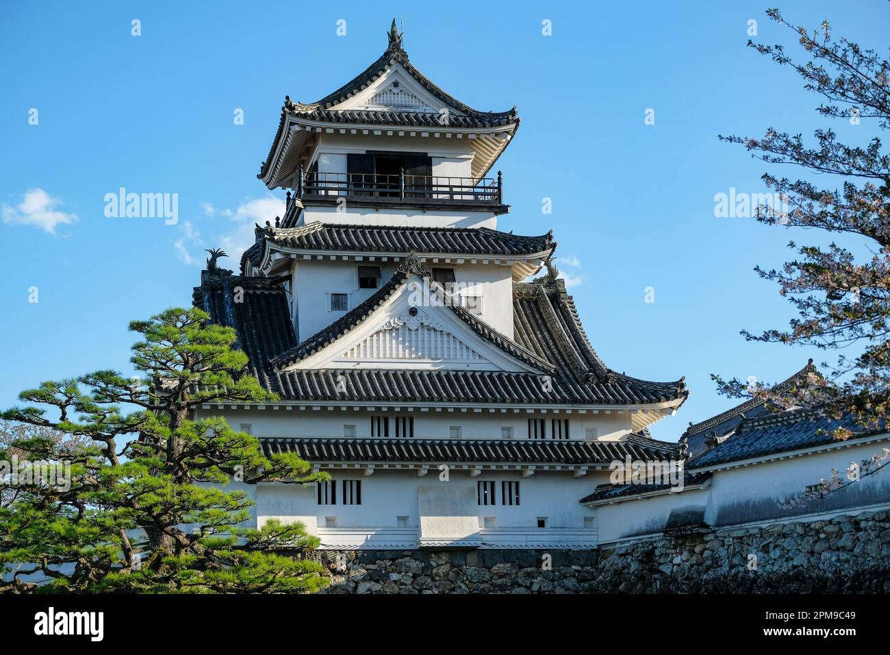 Kochi, Japan April 9, 2023 Kochi Castle is an Edo Period Japanese
