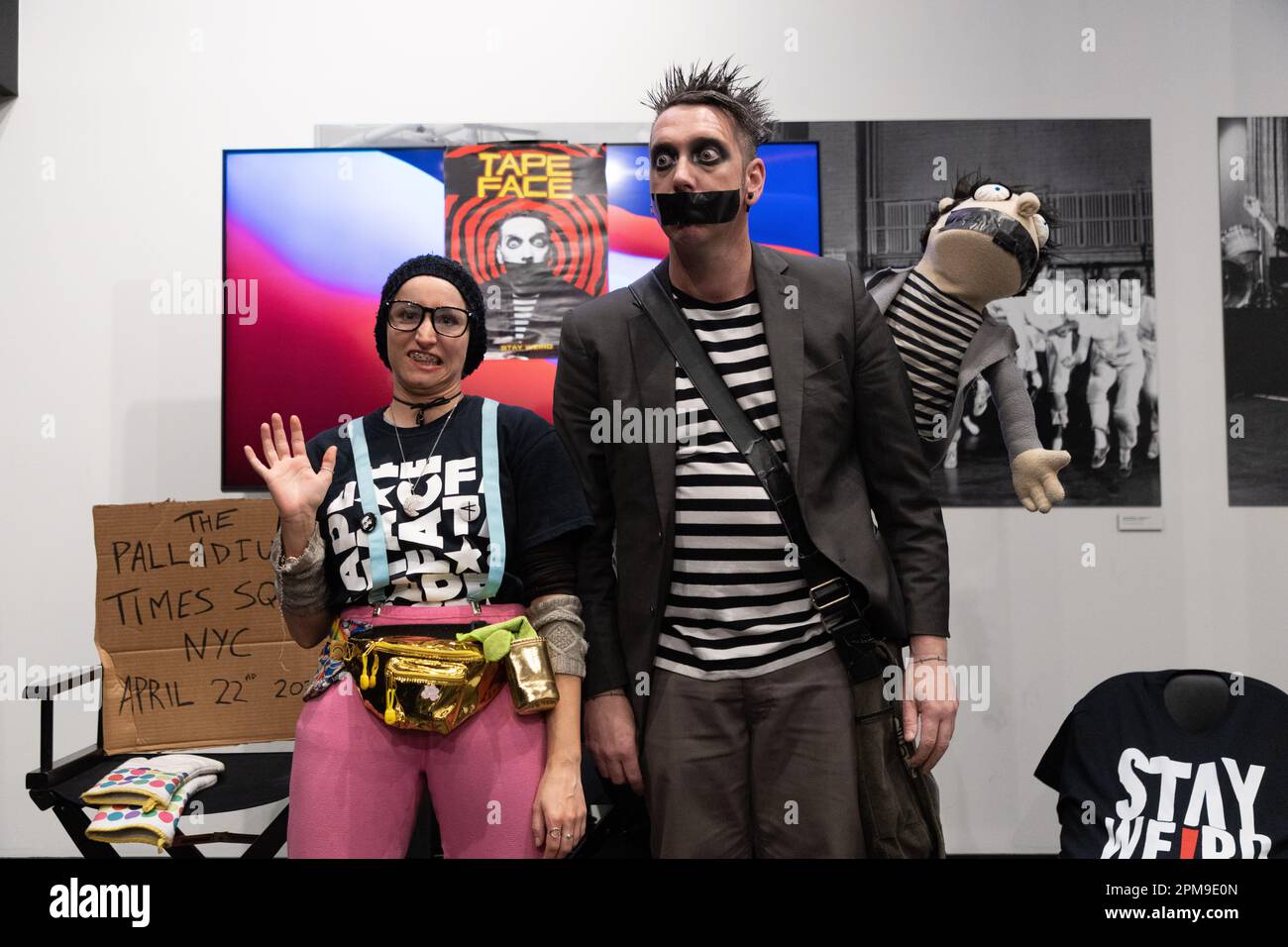 New York City. US, 11/04/2023, Creator Sam Wills performs during a