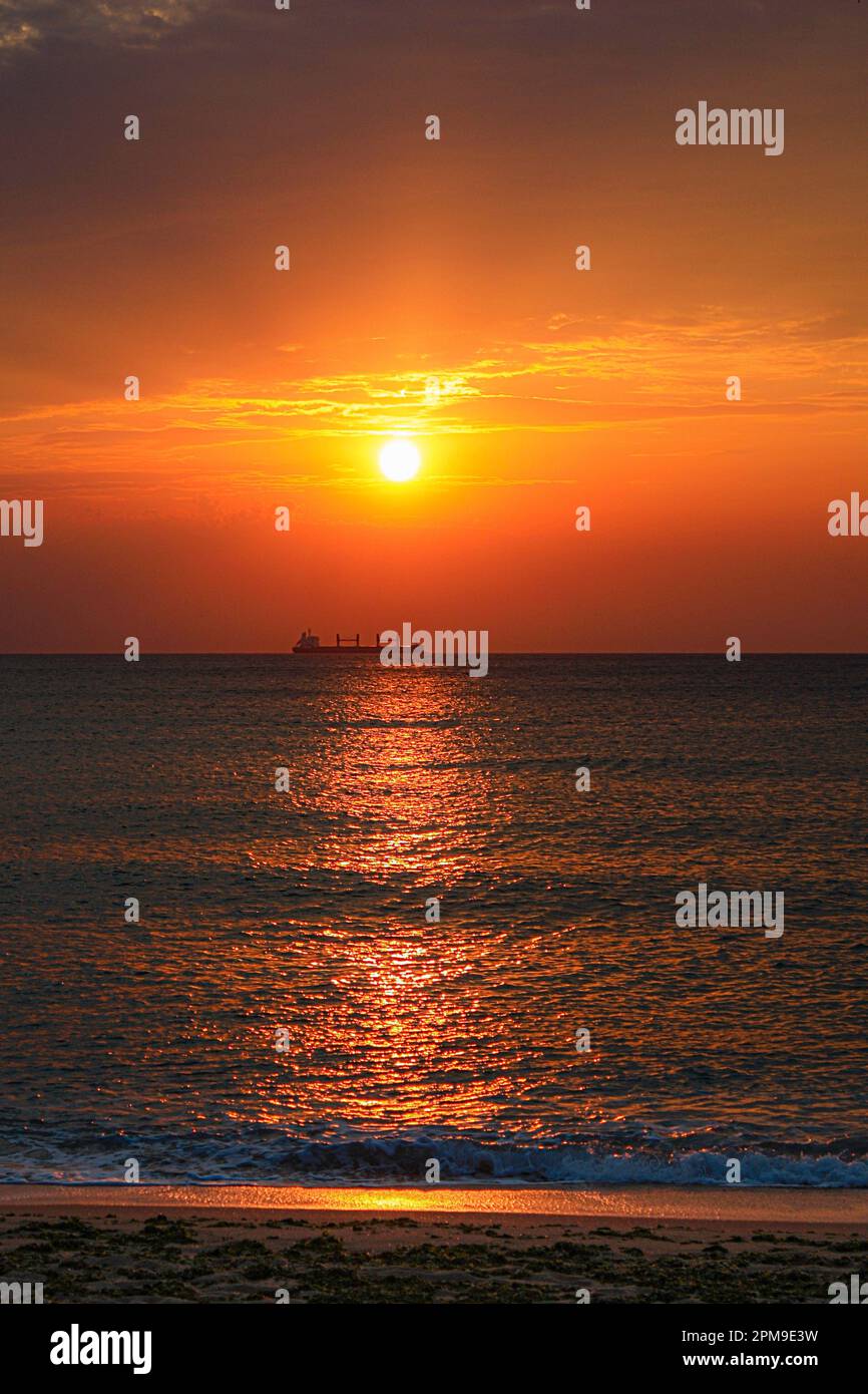 Bulgarian Black Sea Sunerise Stock Photo
