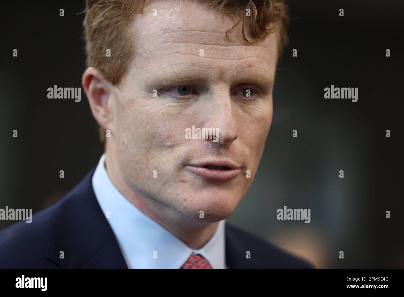 U.S. Special Envoy for Northern Ireland, Joe Kennedy following a speech