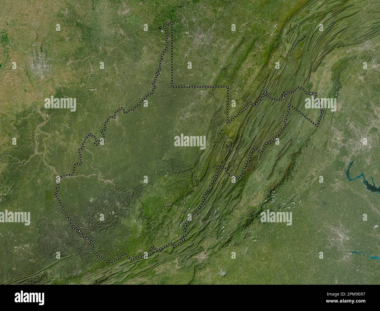 West Virginia, state of United States of America. Low resolution