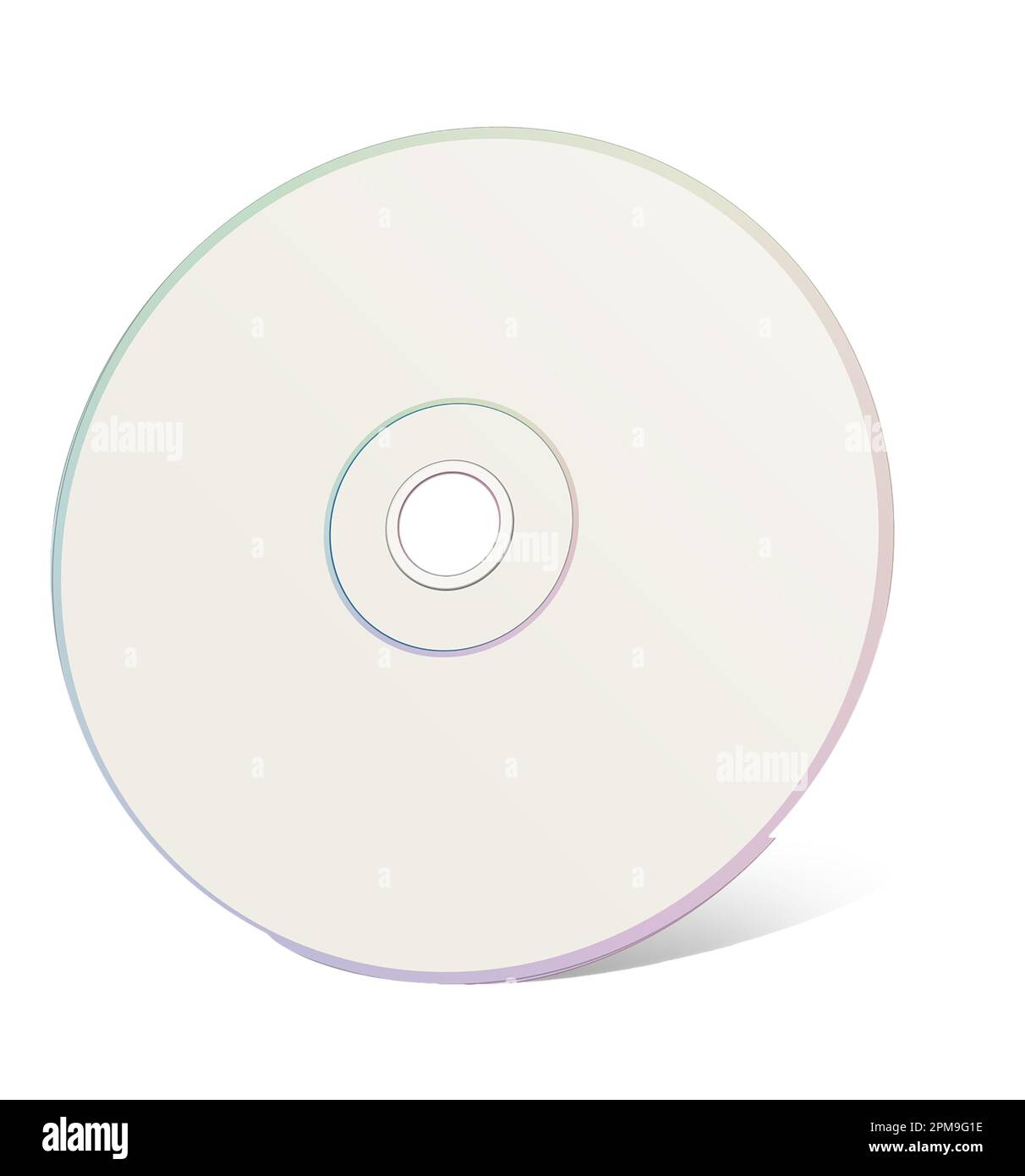 CD or DVD blank template white for presentation layouts and design. 3D ...