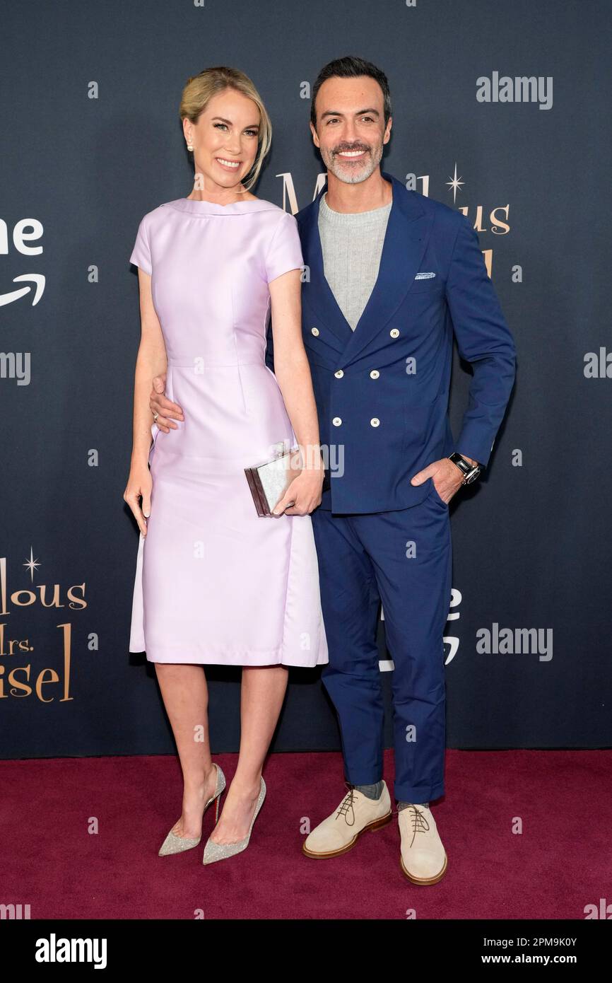 Elspeth Keller and Reid Scott attend the premiere of Prime Video\