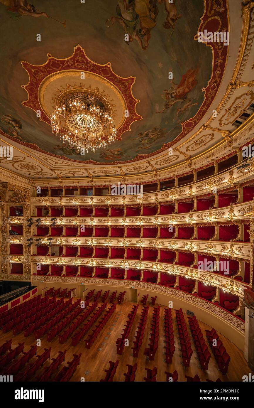 Parma, Italy - April 10, 2023: Panoramic View Of The Historic Teatro ...