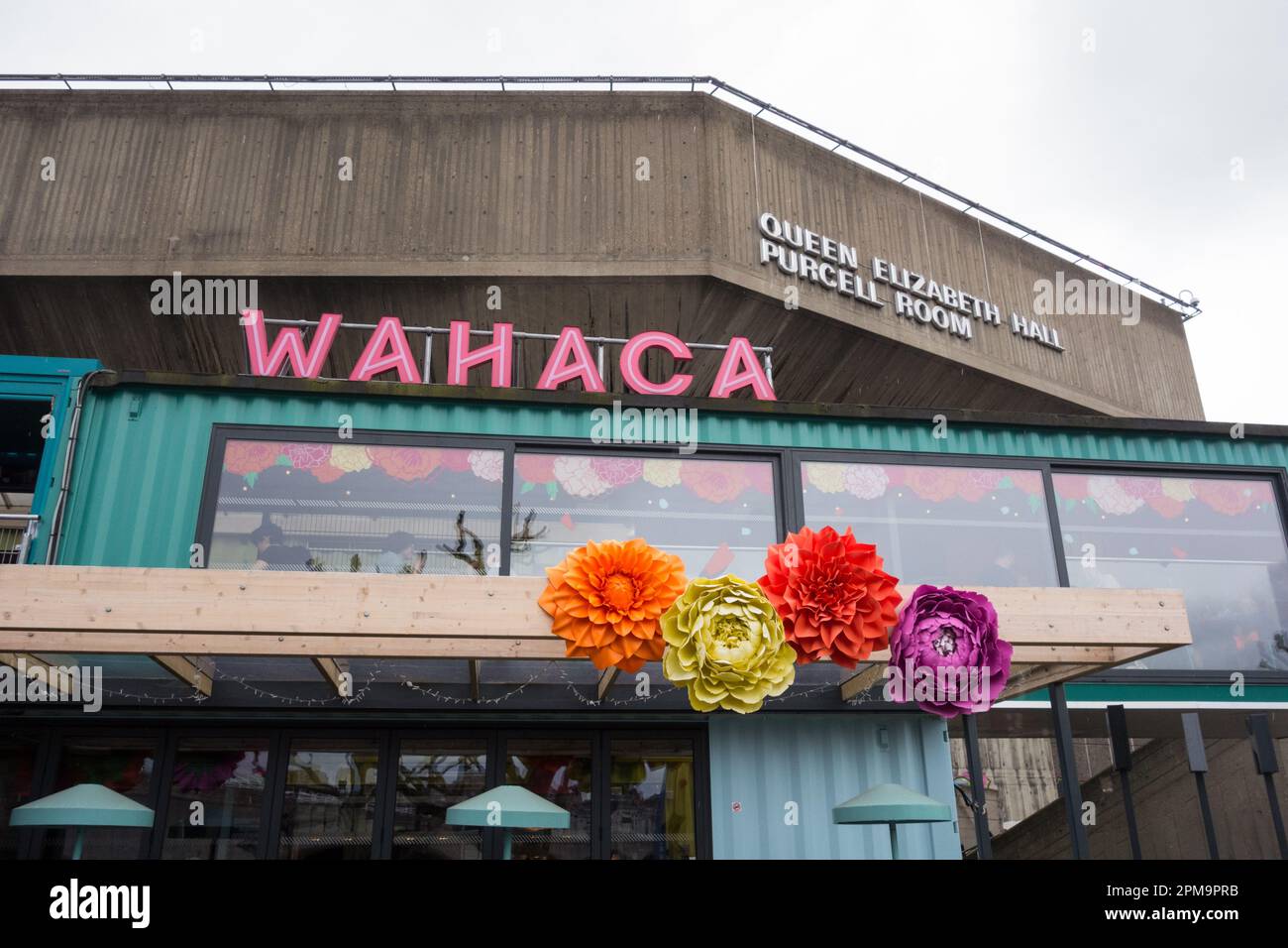 Wahaca restaurant at the Southbank Centre, Waterloo, London, SE1, England, UK Stock Photo