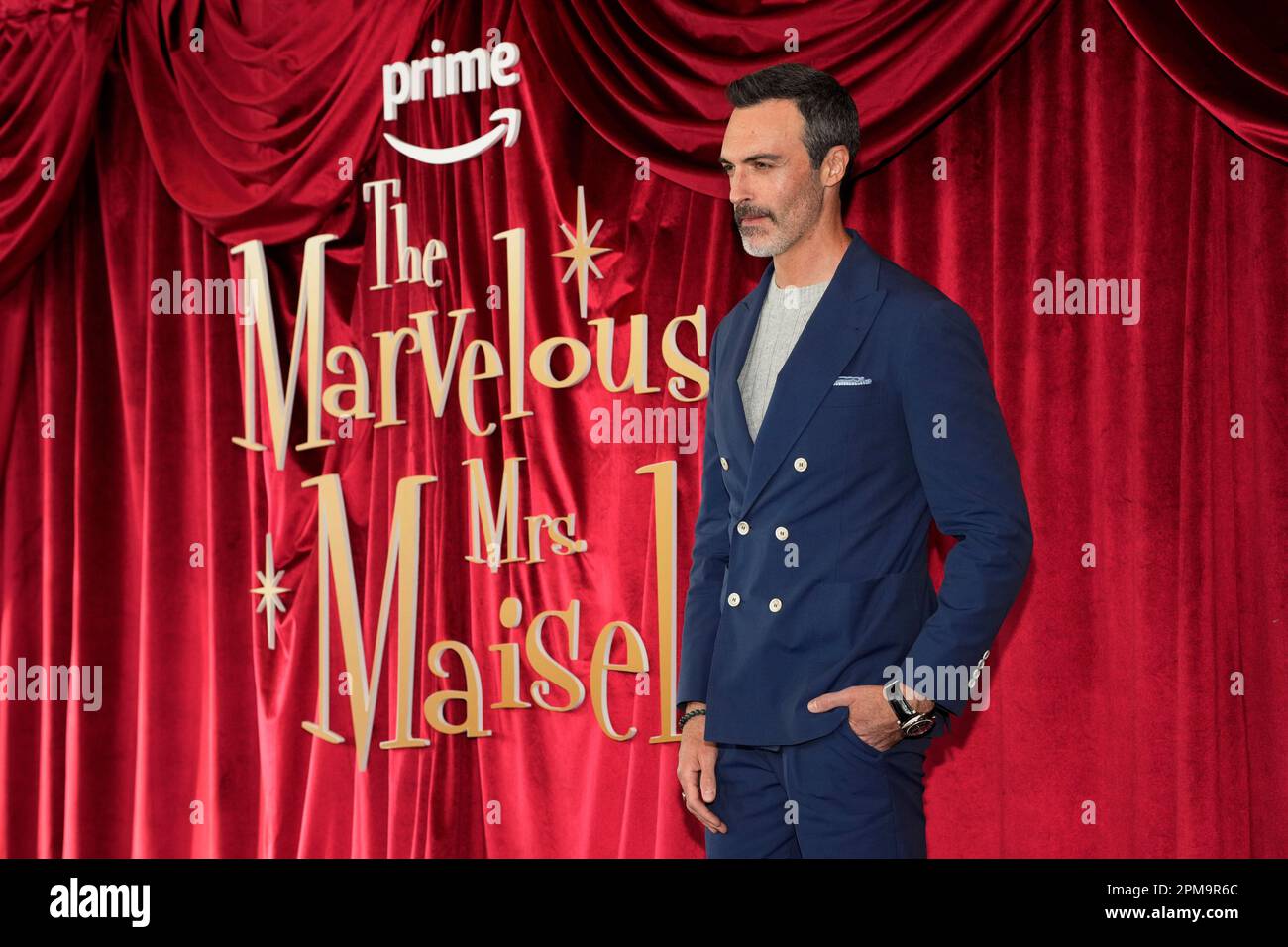 Reid Scott attends the premiere of Prime Video's "The Marvelous Mrs