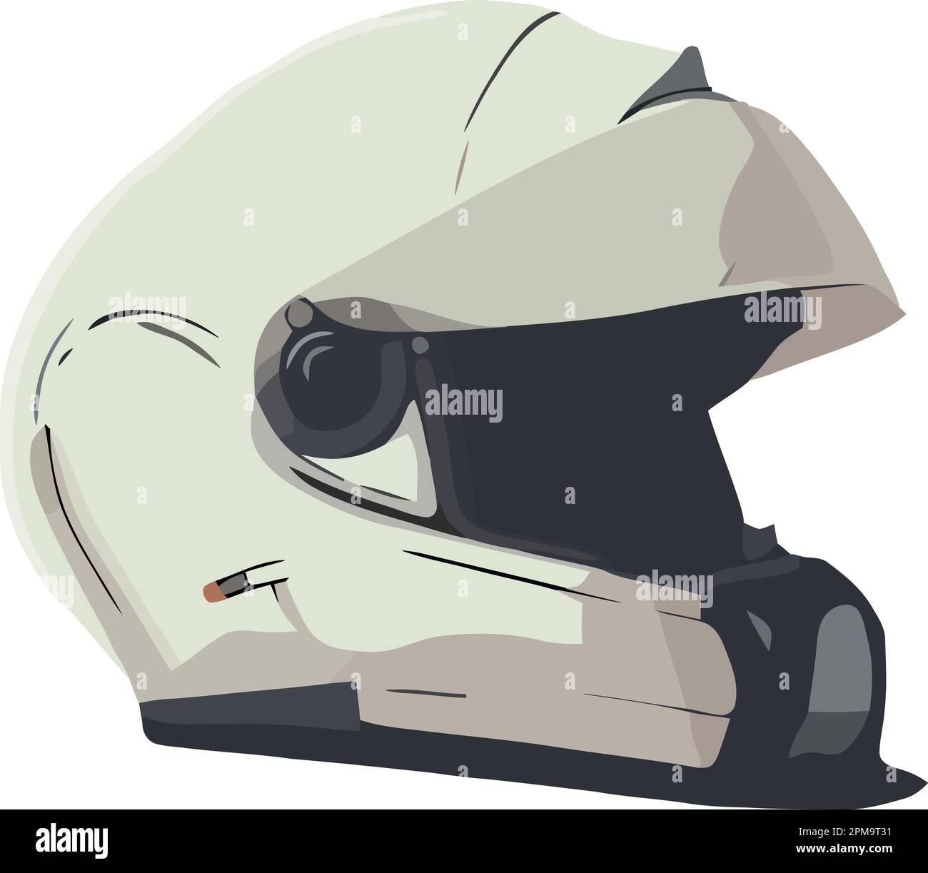 Winter sports helmet icon for extreme adventure Stock Vector