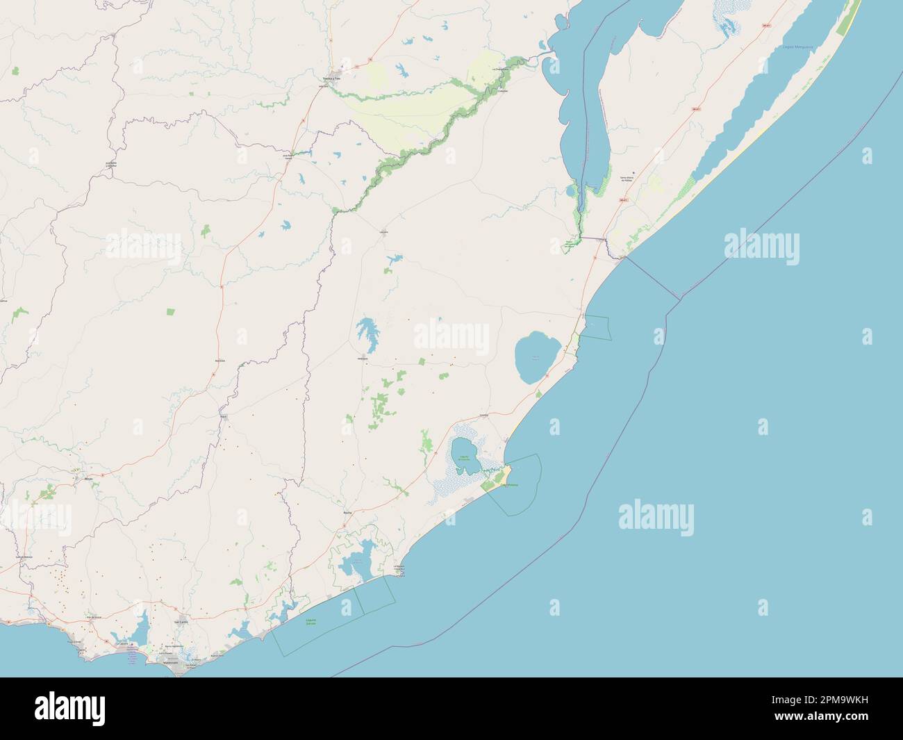 Rocha outline map hi-res stock photography and images - Alamy