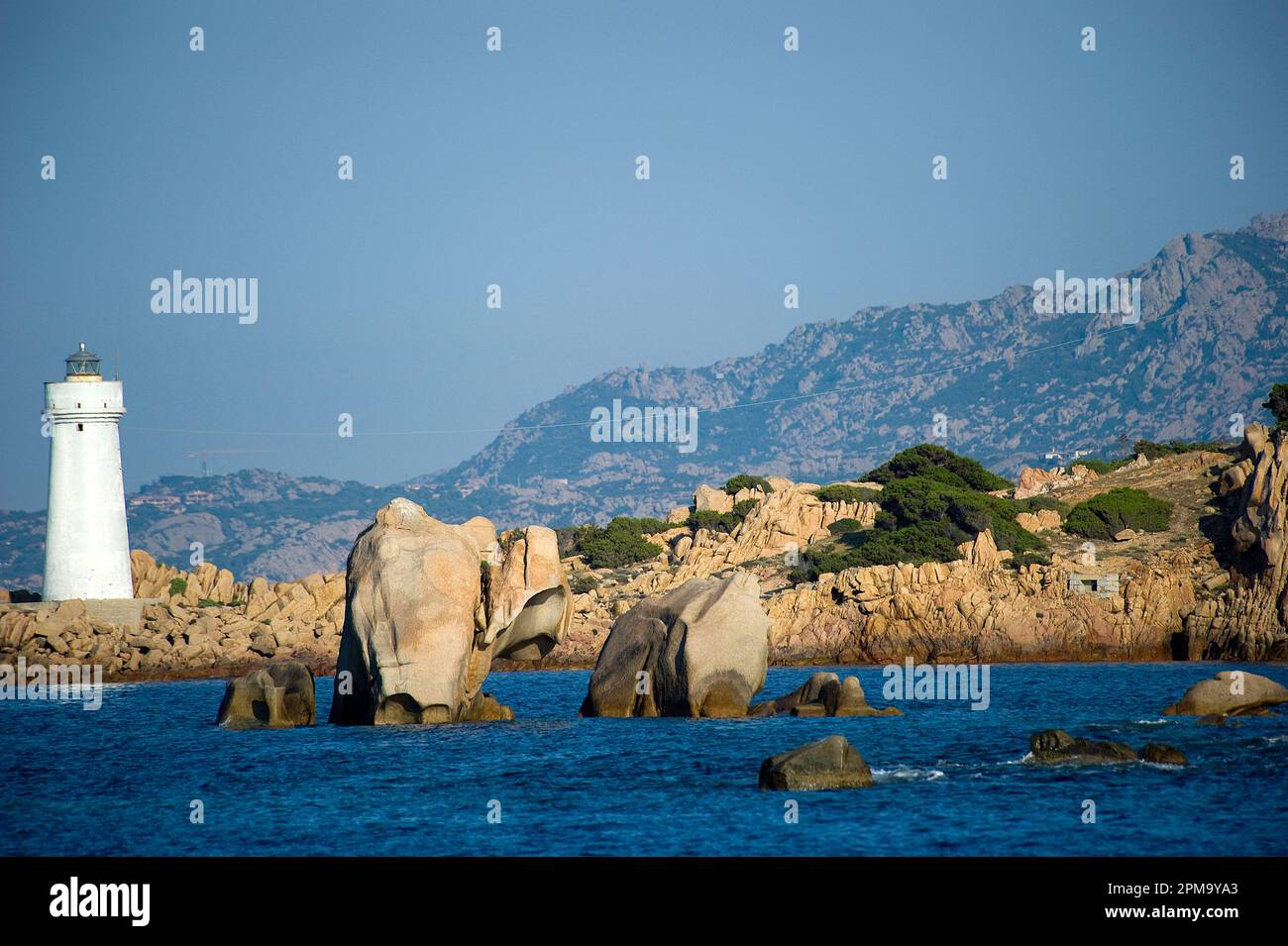 Parco Nazionale Arcipelago de La Maddalena. OR. Sardegna. Italy Stock Photo