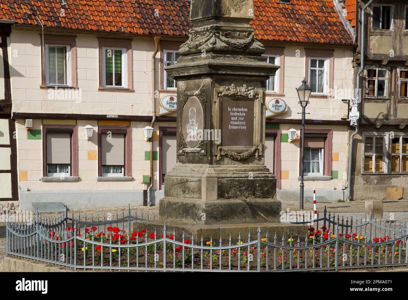 Wegeleben city views Stock Photo Alamy