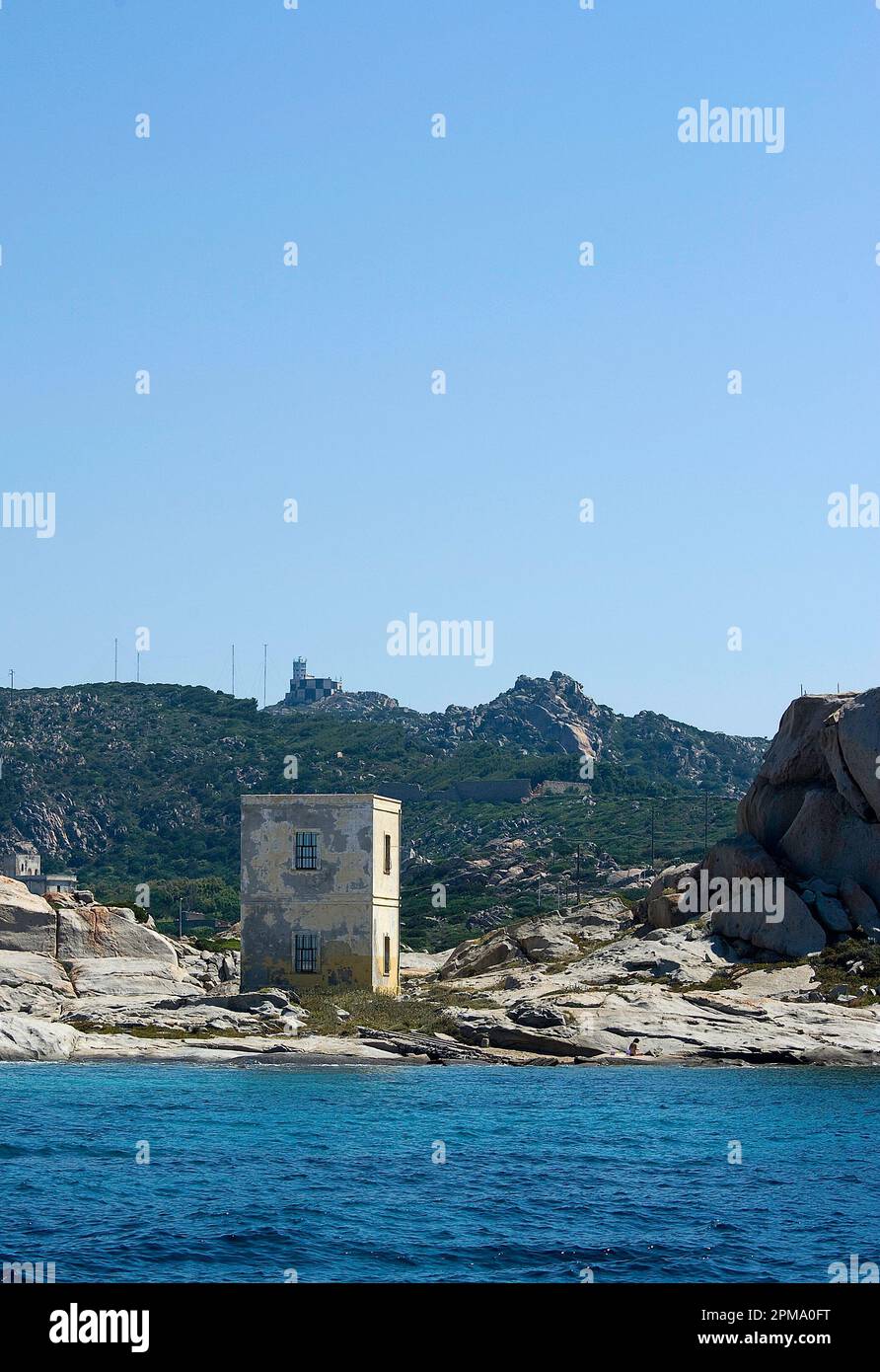 Punta Tegge. Parco Nazionale Arcipelago de La Maddalena. OT. Sardegna. Italy Stock Photo