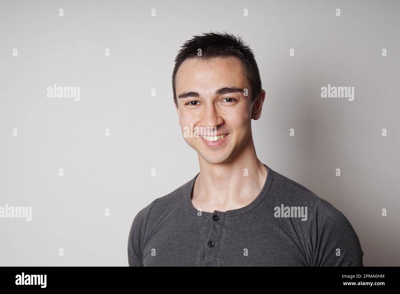 Shot happy young man hi-res stock photography and images - Alamy