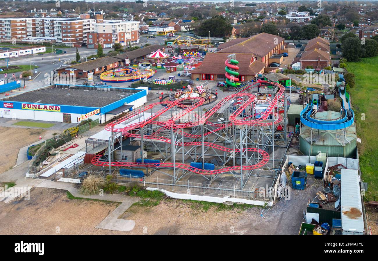 the funland children's adventure park on hayling island hampshire seen