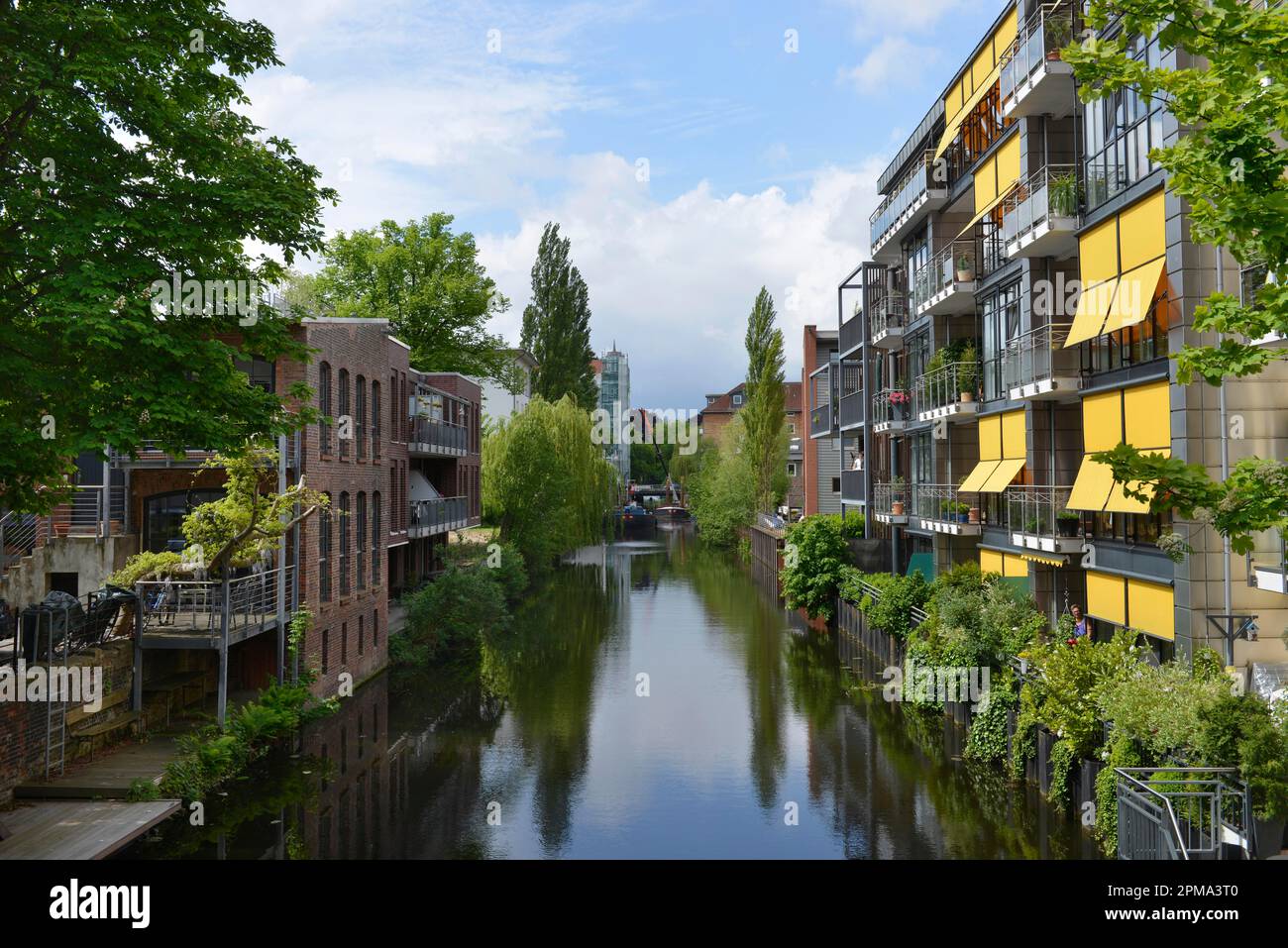 Uhlenhorster Kanal, Hamburg, Germany Stock Photo Alamy