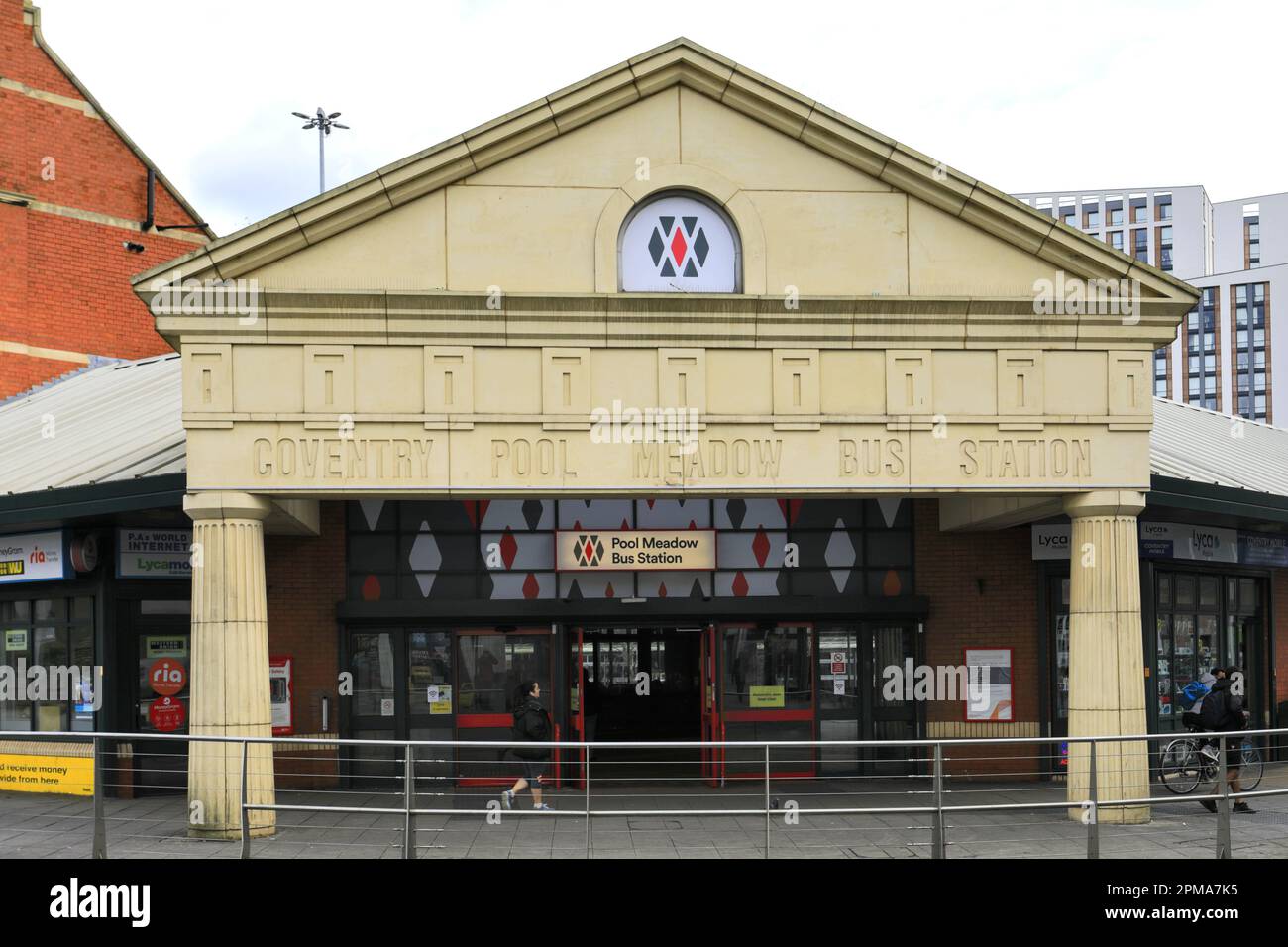 The entrance to Pool Meadow Bus Station, Millennium place, Coventry
