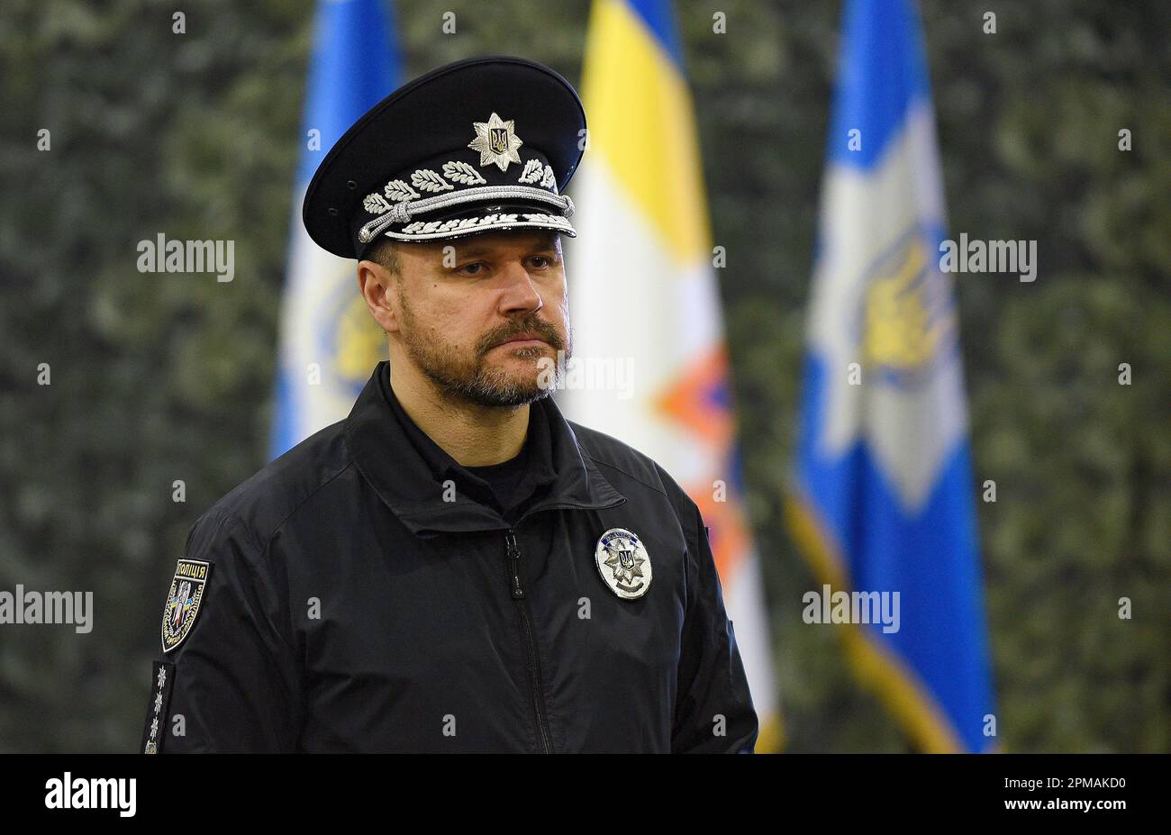 KYIV, UKRAINE APRIL 12, 2023 Minister of Internal Affairs of