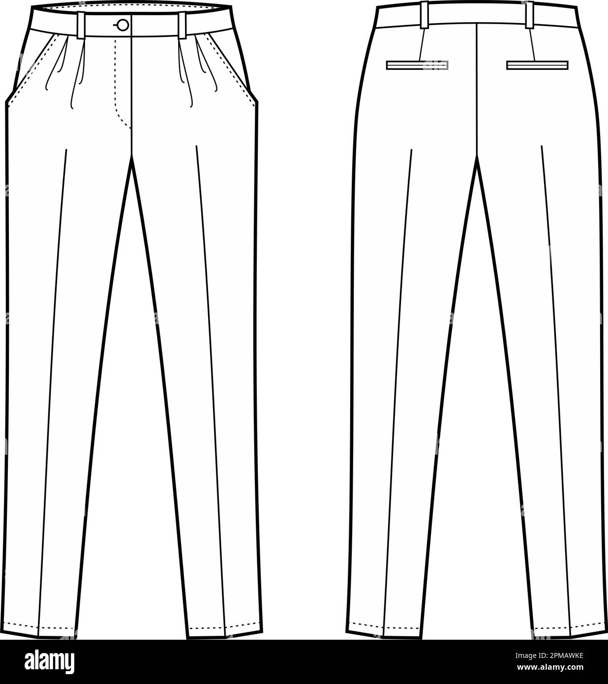 Download Trying on Suit Pants Illustration in SVG  PNG