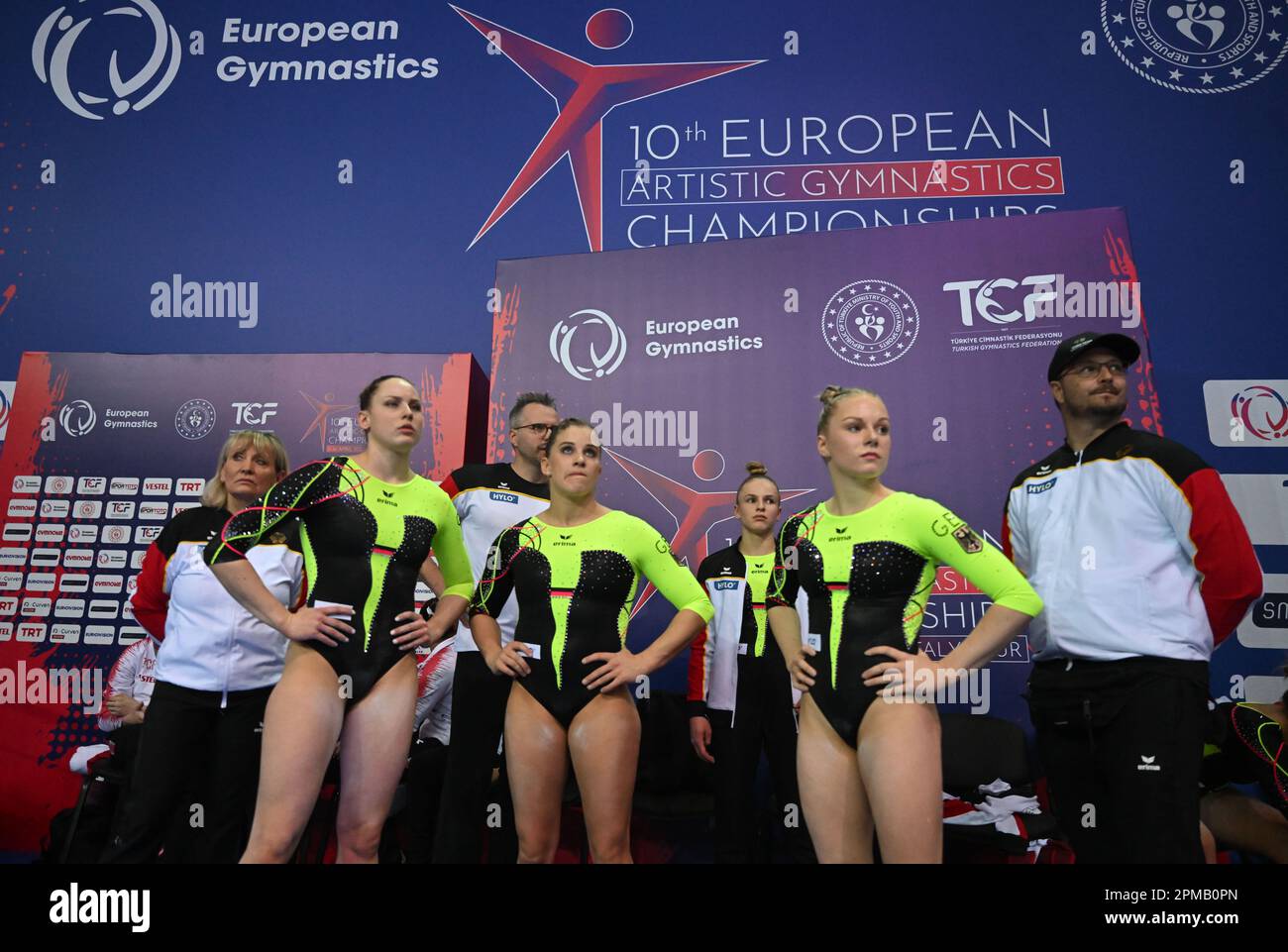 Antalya, Turkey. 12th Apr, 2023. Gymnastics European Championship