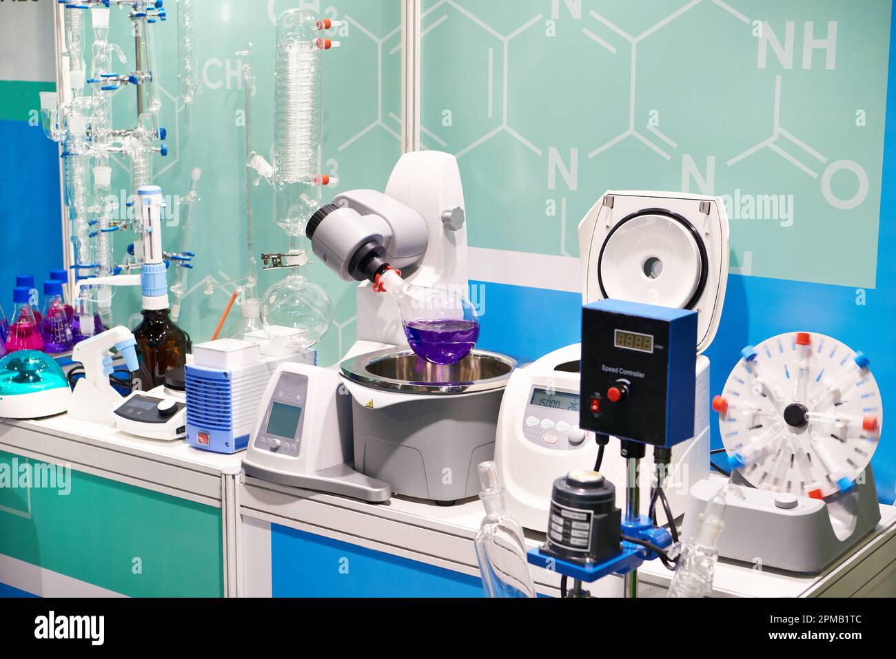 Chemical equipment for laboratory Stock Photo - Alamy