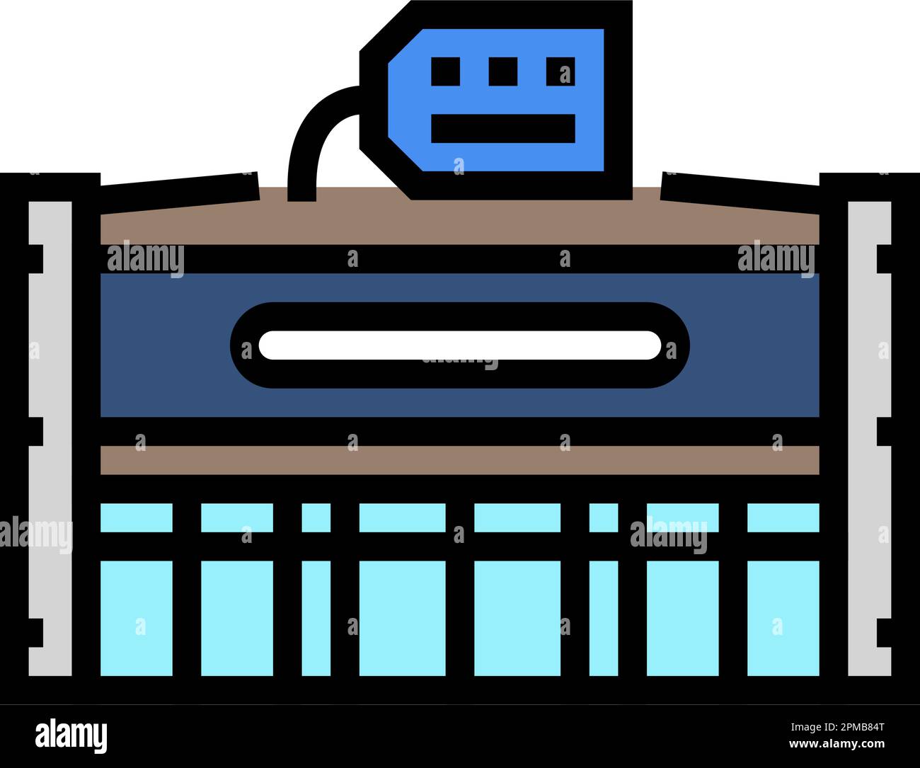Small supermarket chain Stock Vector Images Alamy