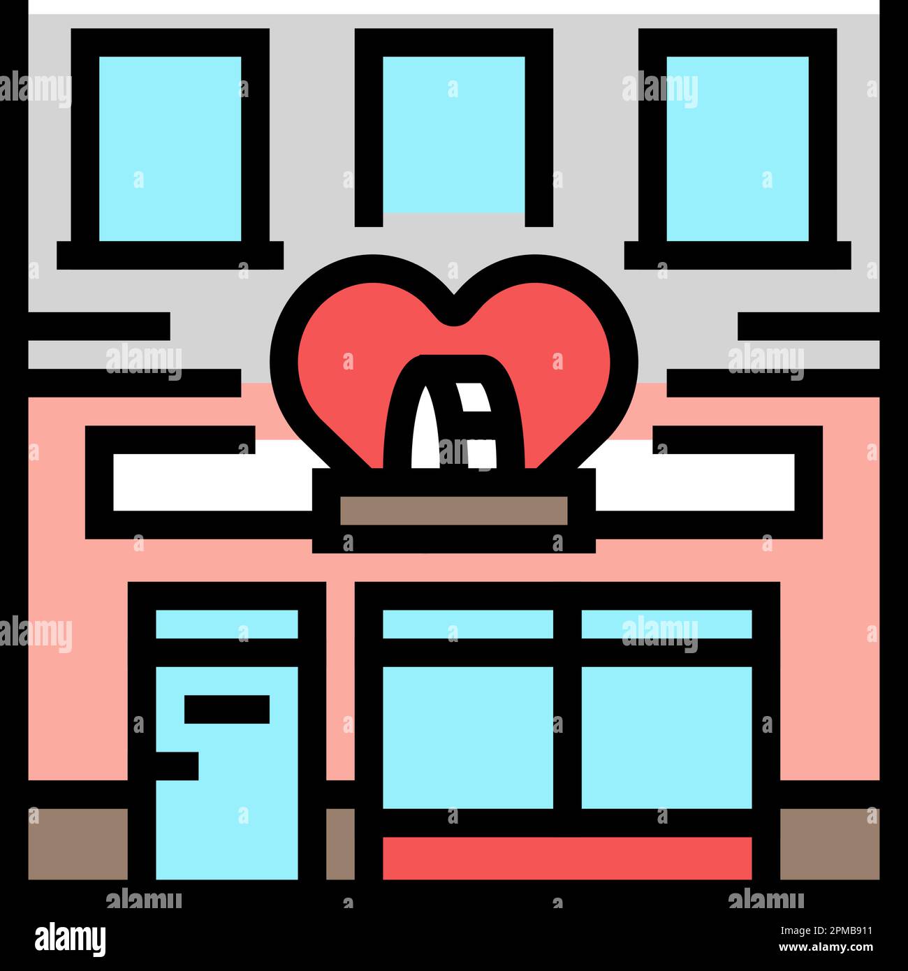 Charity shop window Stock Vector Images - Alamy