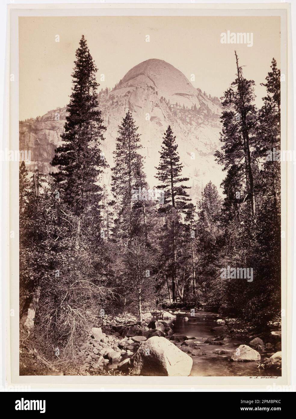 Photograph, North Dome, Yosemite; Photographed by Carleton E. Watkins ...