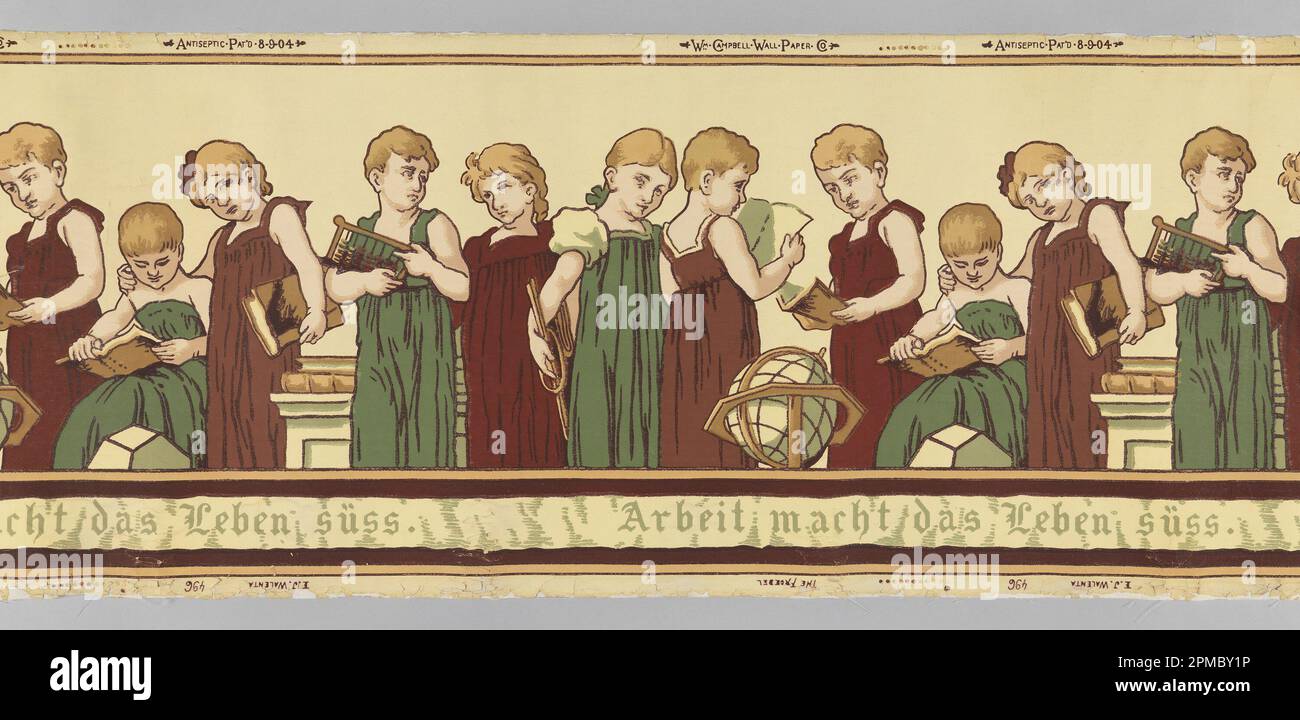 Frieze, The Froebel; Designed by E. J. Walenta; Manufactured by Wm