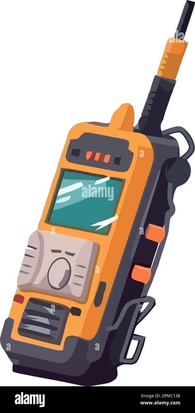 yellow radio communicator device tech Stock Vector Image & Art Alamy