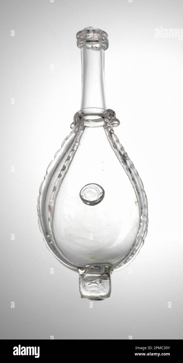 Scent Flask (England); moldblown and applied glass Stock Photo Alamy