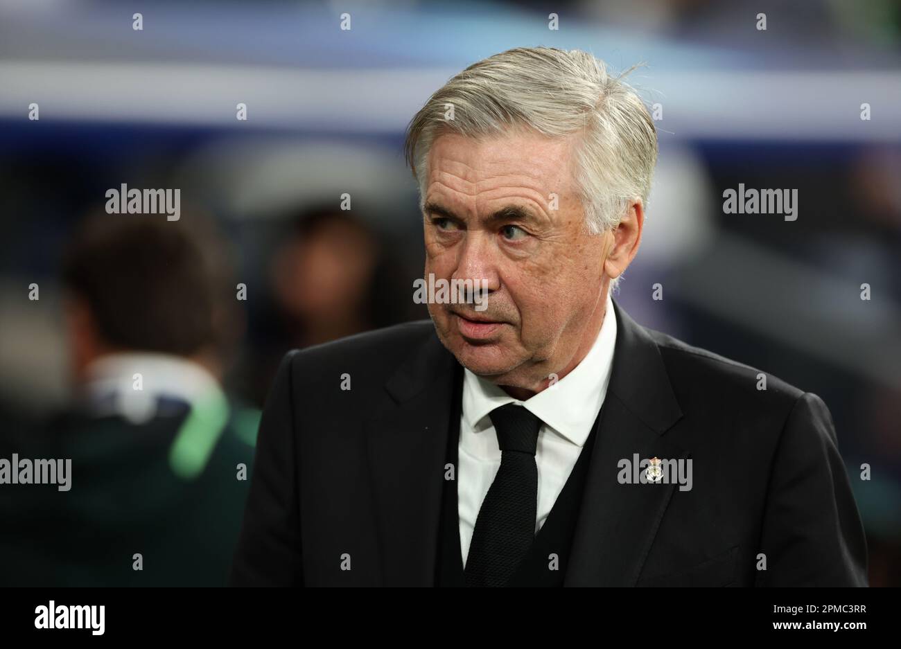 Real Madrid manager Carlo Ancelotti before the UEFA Champions League