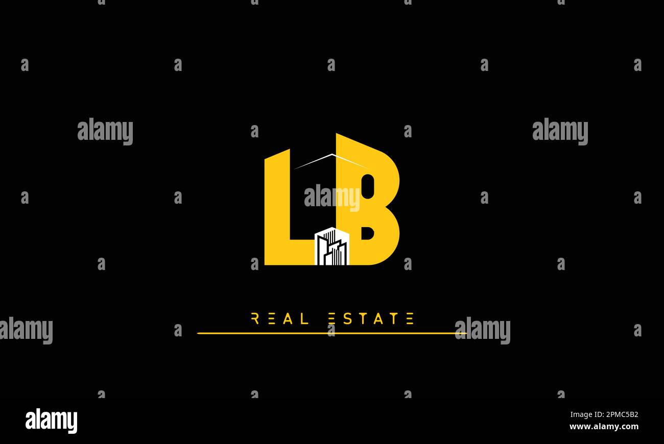 Lb real estate logo hires stock photography and images Alamy