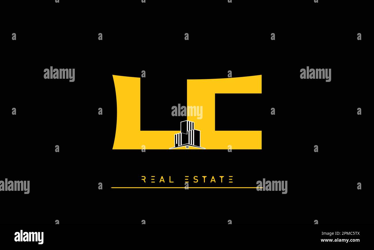 Lc real estate logo hires stock photography and images Alamy