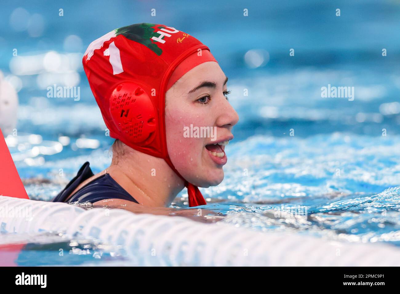 ROTTERDAM, NETHERLANDS APRIL 12 Alda Magyari of Hungary during the