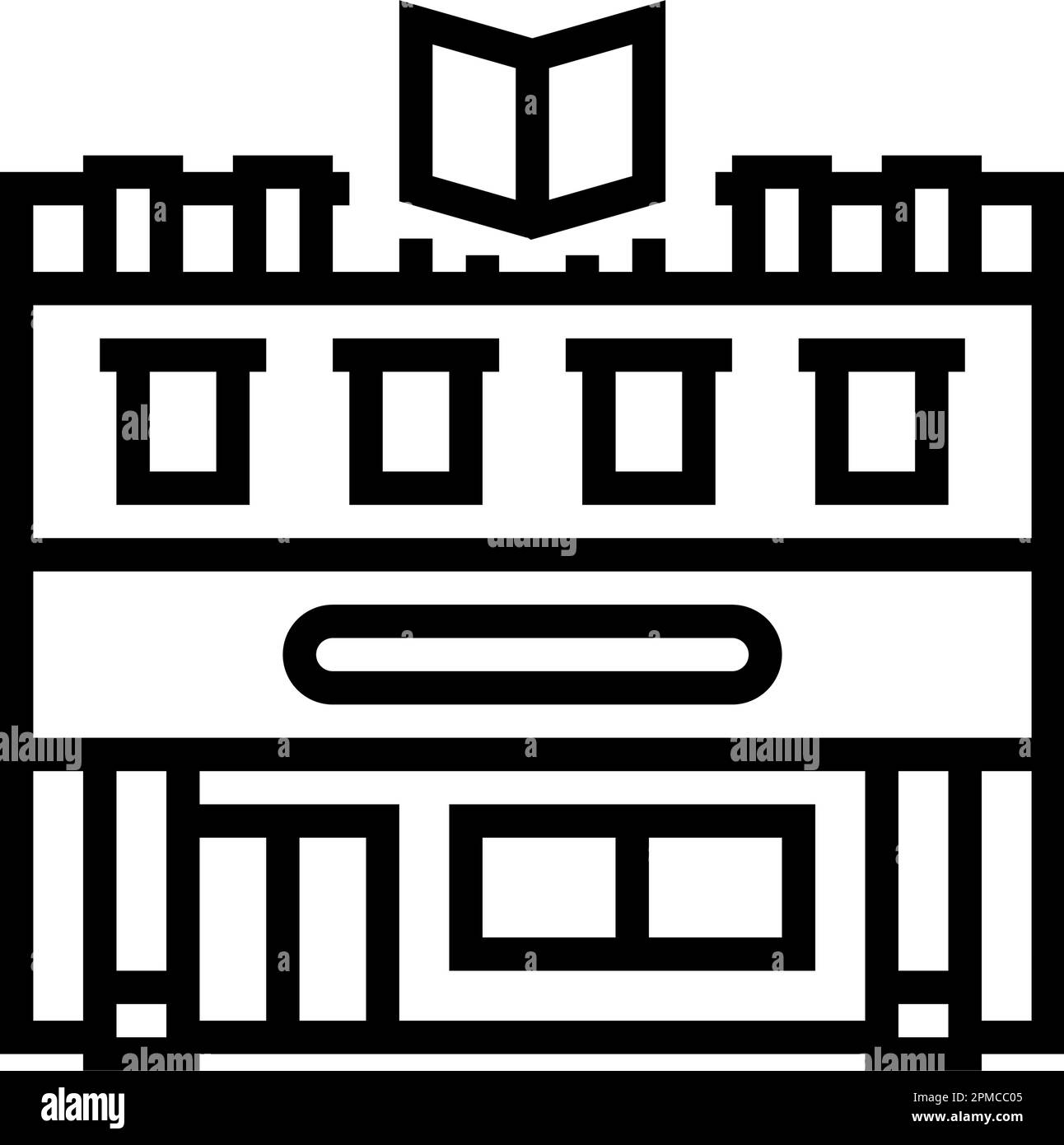 Book Club Shop Line Icon Vector Illustration Stock Vector Image Art book-club-shop-line-icon-vector-illustration-stock-vector-image-art